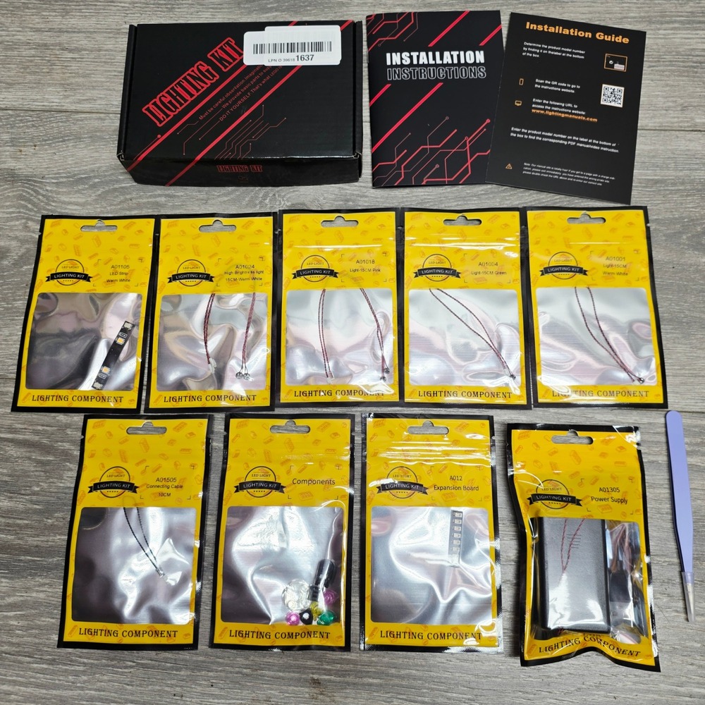 LED Light Kit Compatible with Typewriter with Flowers 31169 GC928 Lighting